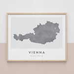 Load image into Gallery viewer, Vienna, Austria Map | Backstory Map Co.
