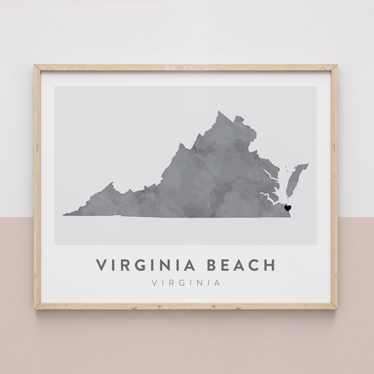 Virginia Beach, Virginia Map | Backstory Map Co.