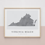 Load image into Gallery viewer, Virginia Beach, Virginia Map | Backstory Map Co.
