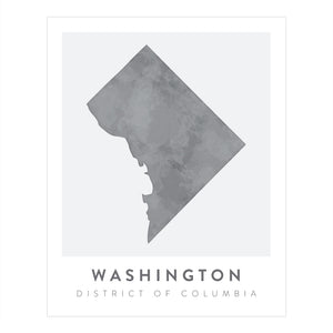 Washington, DC Map | Backstory Map Co.