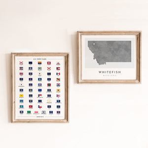 whitefish montana poster