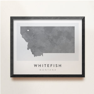 map of whitefish montana