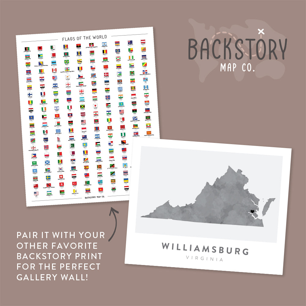 williamsburg virginia poster