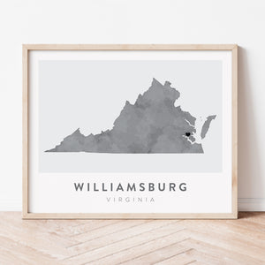 Williamsburg, Virginia Map | Backstory Map Co.